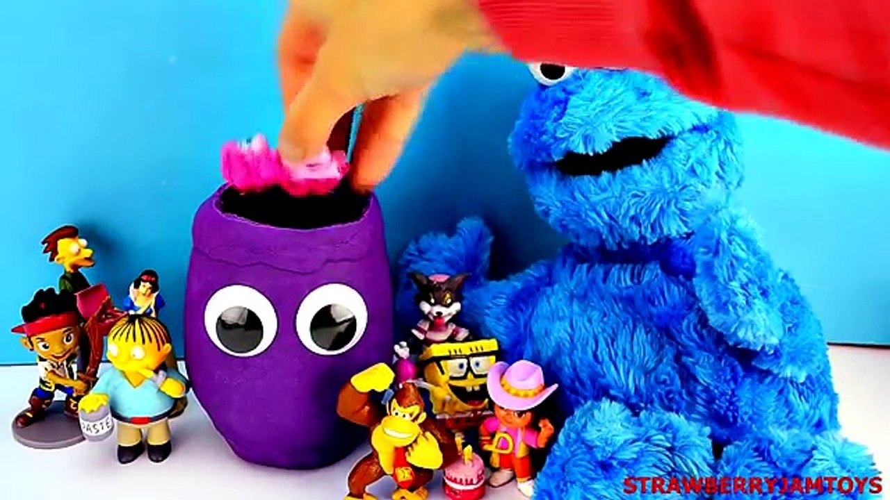 Ballon par par des voitures des œufs gelé Bob léponge Boutique surprise 2 tmnt smurfs Strawberryjamtoys