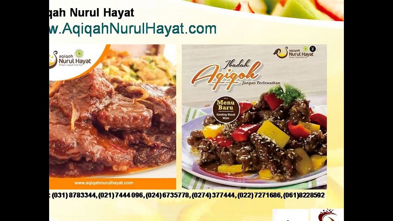 TELP. (021) 77207021 Paket Aqiqah Jakarta Timur 2017