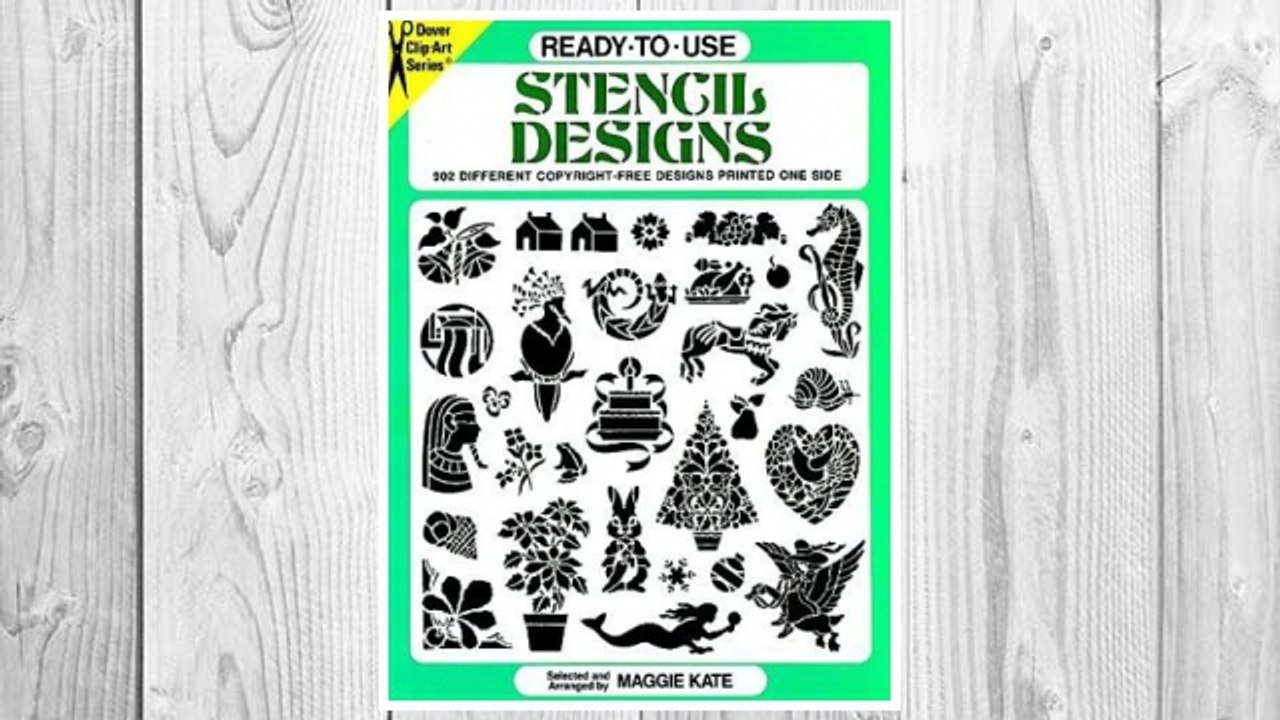 Download PDF Ready-to-Use Stencil Designs (Clip Art (Dover)) FREE