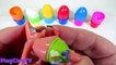 Des œufs pour enfants apprentissage jouet jouets déballage vidéo 6 sortes surprise interférent