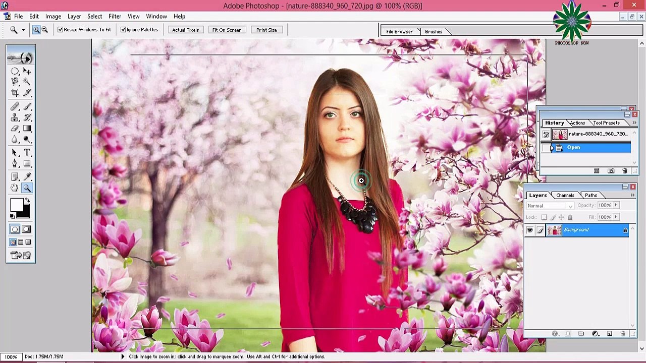 AMAZING PHOTOSHOP CREATION ABOUT HOW TO MAKE SKIN FAIR | NICE ONE CREATION  | MUST WATCH |