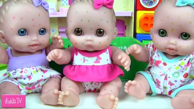 Куклы Пупсики Цветные Уколы Аллергия на Пауков Мультик Новые серии Игры и игрушки для девочек