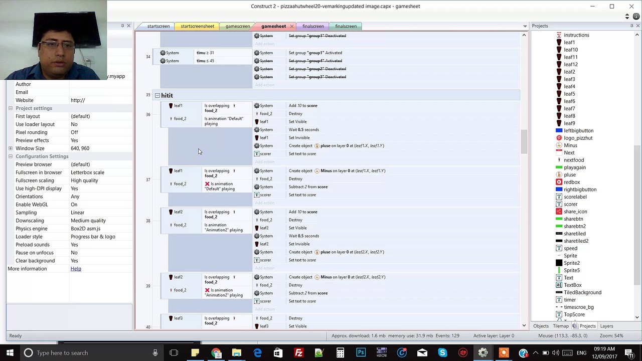 Construct 2 - Spinning wheel game Tutorial - Part 2