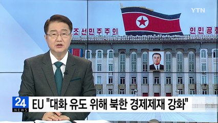 유럽연합 "대화 유도 위해 대북 경제적 제재 강화" / YTN