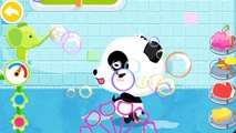 Cute Animals, bath toys, bubbles and more Kids games by Babybus - Baby pandas Bath Time