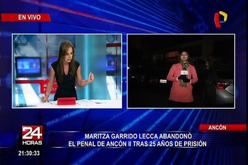 Maritza Garrido Lecca: así fue su salida del penal Ancón II tras 25 años de prisión
