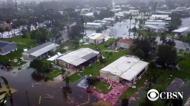 Drone captures aftermath of Hurricane Irma in Naples, Florida
