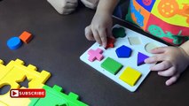Et éducatif pour enfants Apprendre allons nombres jouer formes avec en bois puzzle
