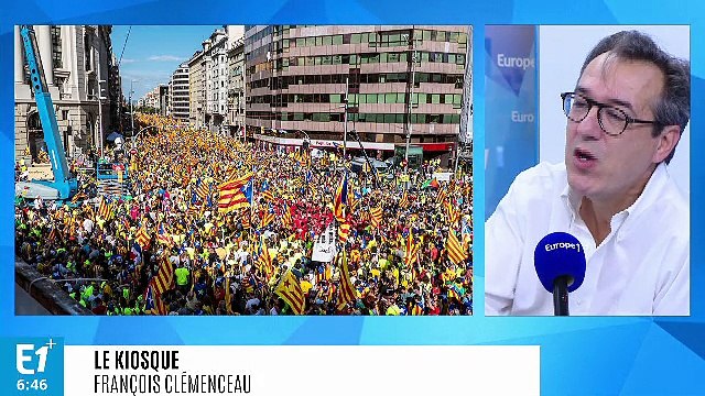 La Catalogne, des constructeurs automobiles qui boudent le salon automobile de Francfort et la série Frequency sur TF1 : le kiosque d'Europe 1