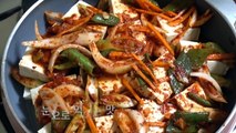 엄마가 알려주는 간단한 두부조림 Easy to cook Korean Bean curd dish