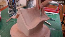 Sculpting Cottage House - Polymer Clay Model