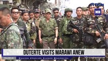 Duterte visits Marawi anew