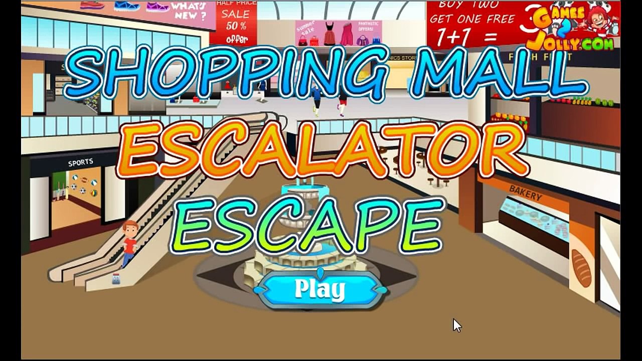 Shopping Mall Escalator Escape Walkthrough - Games2Jolly