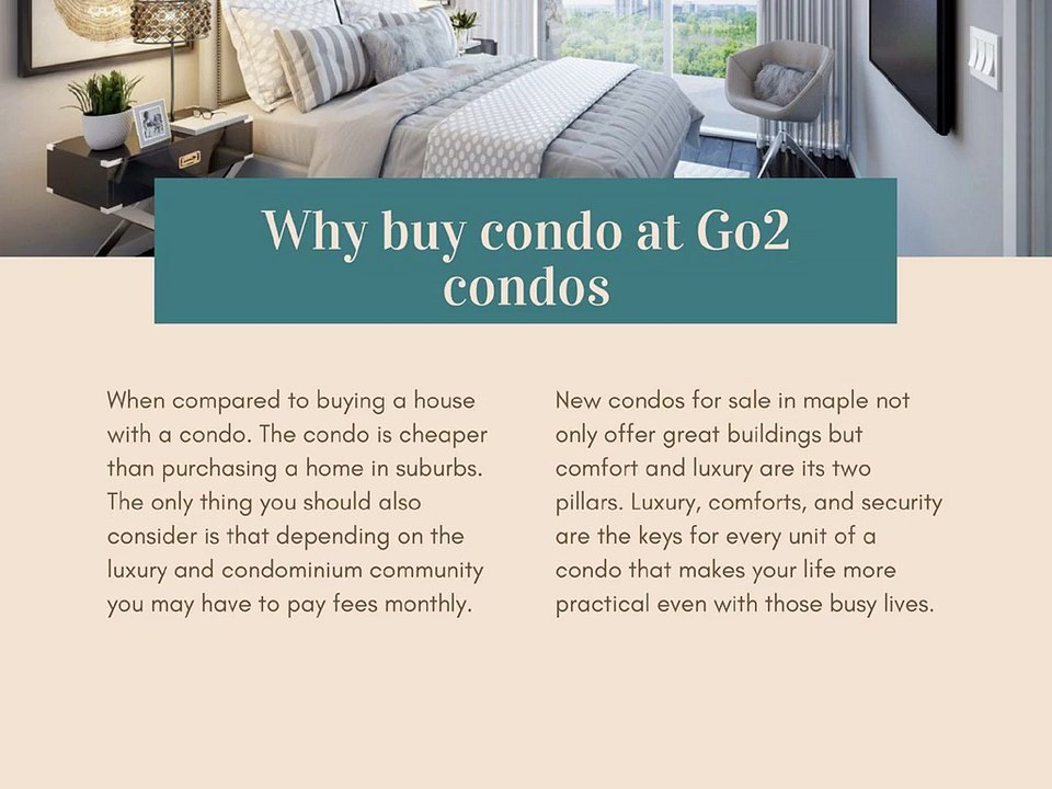 Go2 Condos -  New Home for Sale in Maple