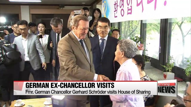 Former German Chancellor visits House of Sharing