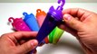 Learn Colors with Gooey Slime Surprise Toys Teletubbies Disney Princess Shopkins Ana Ni Hao Kai Lan