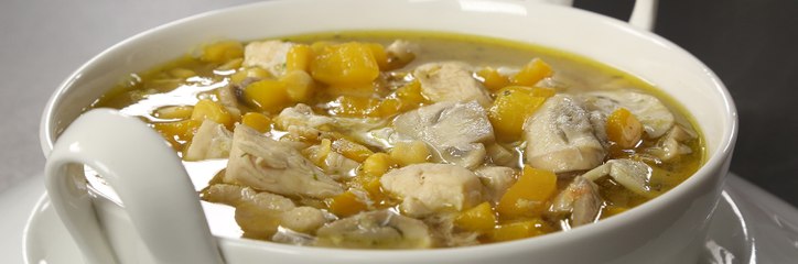 وصفة حساء الدجاج الصيني الكاملة