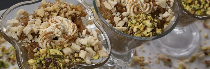 خطوات تحضير  حلى كاسات المامونية السورية