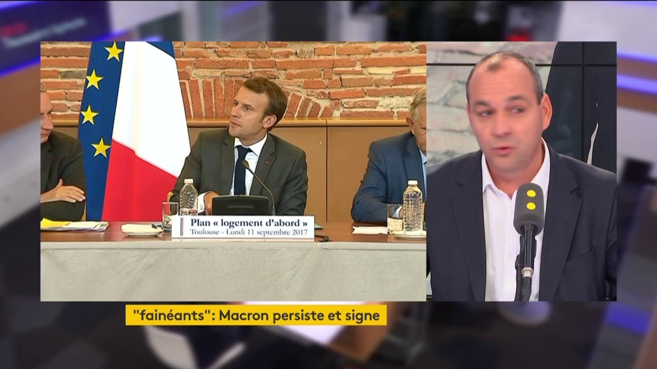 Macron et les "fainéants : "on a le droit d'être en désaccord sans être ringard, nul ou fainéant"