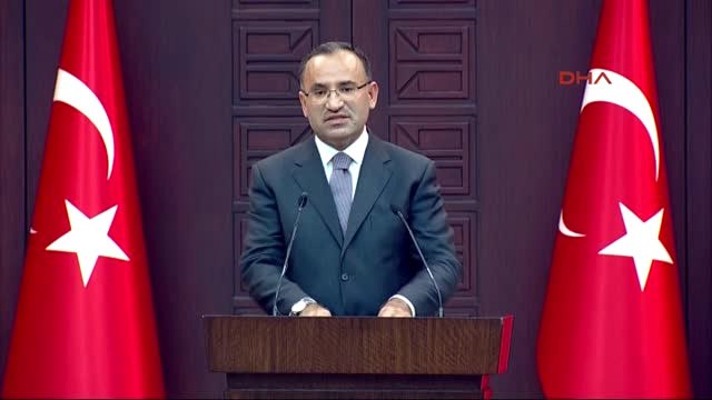Hükümet Sözcüsü Bekir Bozdağ Bakanlar Kurulu Sonrası Açıklama Yaptı