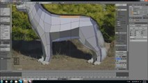 | PigArt | BLENDER Timelapse: Low poly Wolf