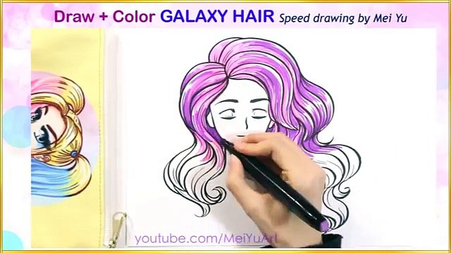 Taches de rousseur peinture étoilé aquarelle Gouache Timelapse