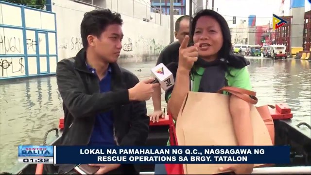 Lokal na pamahalaan ng Q.C., nagsagawa ng rescue operations sa Brgy. Tatalon