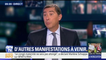 Réforme du code du travail: "J’appelle les Français à cesser la docilité", dit Quatennens (LFI)