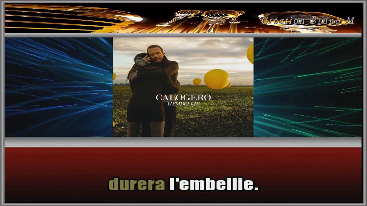 Calogero - L'embellie KARAOKE / INSTRUMENTAL