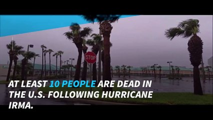 Hurricane Irma death toll grows to 10 in the US