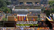 Protest in Catalonia Adds to Pressure Before Independence Vote