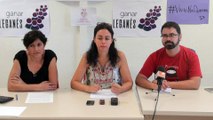 Rueda de prensa de tres concejalas no adscritas del Ayuntamiento de Leganés