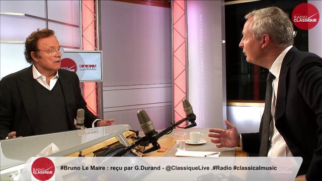 Ce que nous proposons c'est une révolution culturelle Bruno Le Maire Partie 1 (12/09/2017)