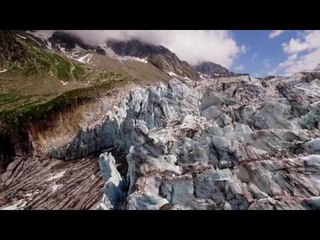 Drone Footage Shows Off Spectacular Glacier