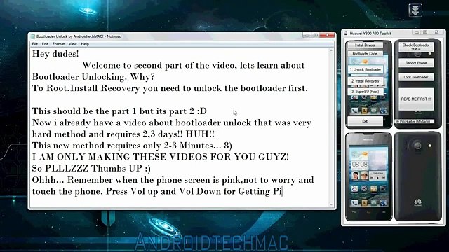 How to Unlock [Any] Huawei Ascend Y300 Bootloader [Easy Way] In 3 Minutes