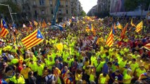 Pro-independence march in Barcelona marks Catalonia national day