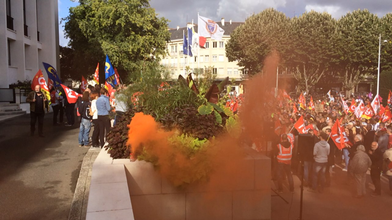Ordonnances Travail : importante mobilisation à Saint-Nazaire