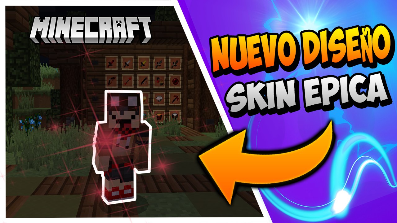 NUEVO! DISEÑO ÉPICO DE MI SKIN // MINEPLEX MINECRAFT PE 1.1.5 - 1.2