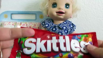 BABY ALIVE Warning DO NOT Feed Skittles To Ruby Snow!