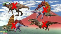 Wrong Heads Dinosaurs! Match Up Game Dimetrodon Parasaurolophus Stegosaurus Tyrannosarus Rex Crying
