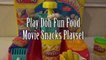 PLAY-DOH Fun Food Movie Snacks & Candy Playset Toys Video Unboxing