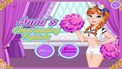 Download Video: Annas Cheerleading Tryouts DISNEY Frozen Anna Makeover Games for kids