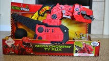 Dinotrux Kids Toys - Garby & Mega Chompin Ty Rux - Surprise Unboxing   Review