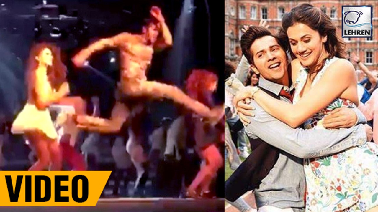 OMG! Varun Dhawan KICKS Taapsee Pannu By Accident During Judwaa 2 Shoot