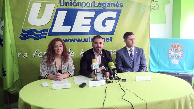 Rueda de prensa de Unión por Leganés del 12 de septiembre de 2017