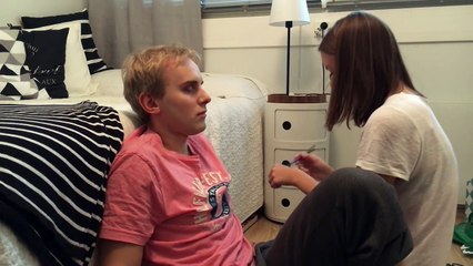 Girlfriend turns boyfriend into a Disney princess