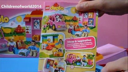 LEGO duplo box unboxing and building Gebäude