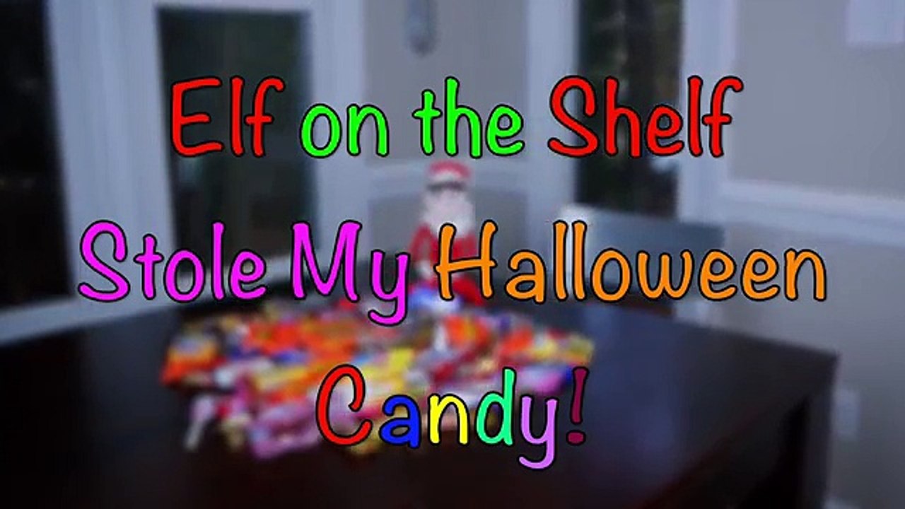My elf on the Shelf Dressed up as a MINION ON HALLOWEEN and took a CANDY CORN