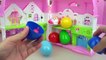 Surprise eggs and Baby Doli car and slide house toys baby doll play