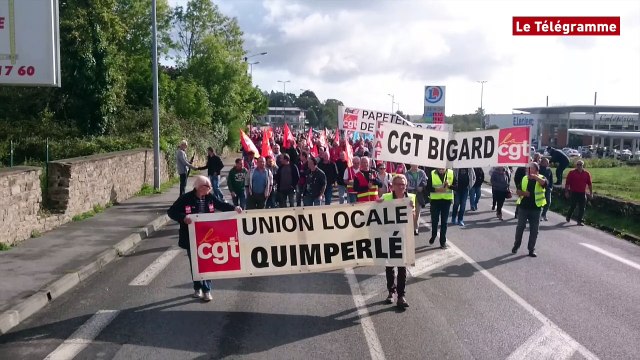 Code du travail. Plus de 500 manifestants à Quimperlé